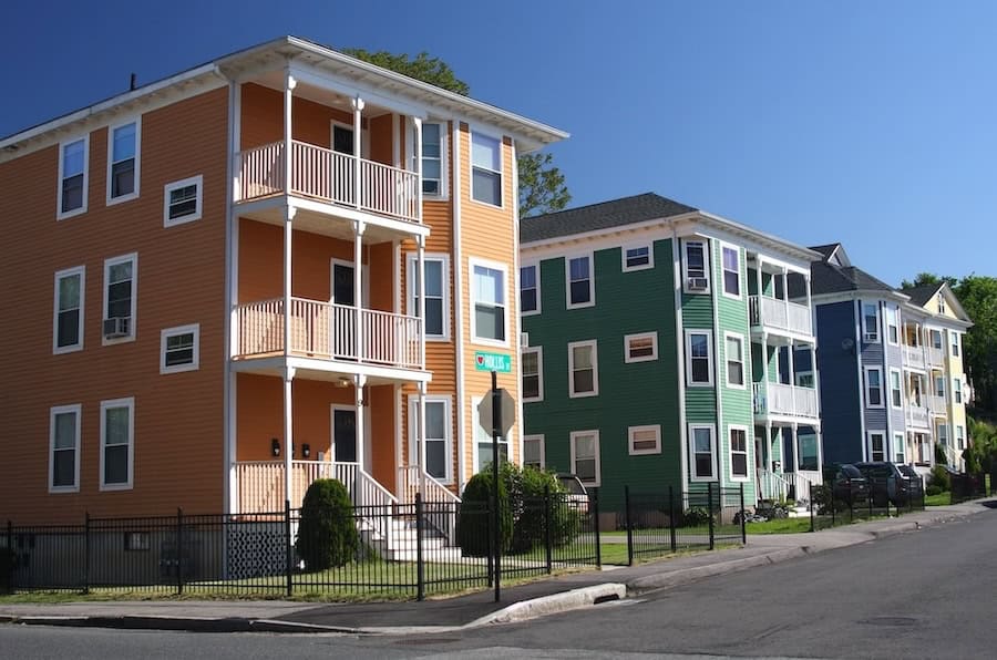 3 triple decker condo homes in Worcester, MA